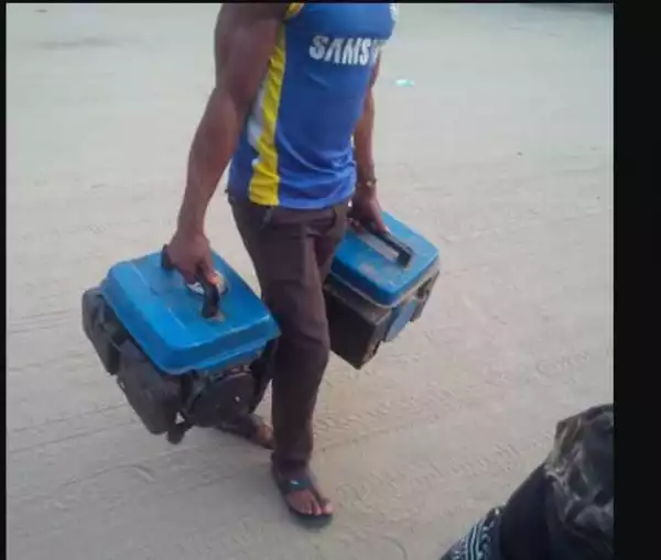 2 Generator Thieves Caught In Port Harcourt (See Photos)